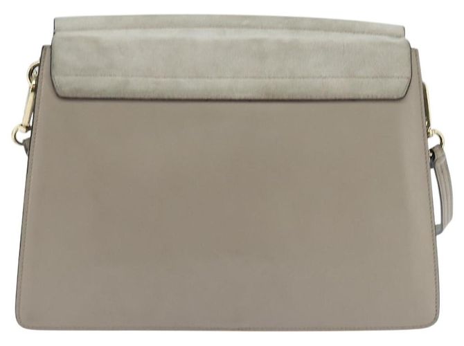 Chloé Chloe Faye in pelle e camoscio Medium Marrone - vista 2