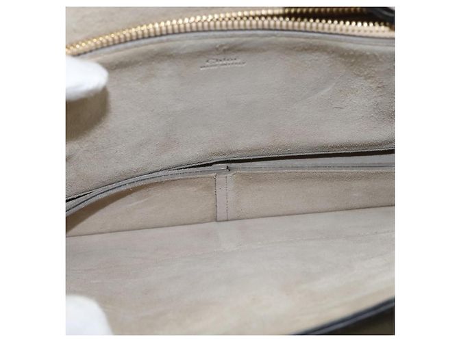 Chloé Chloe Faye in pelle e camoscio Medium Marrone - vista 5