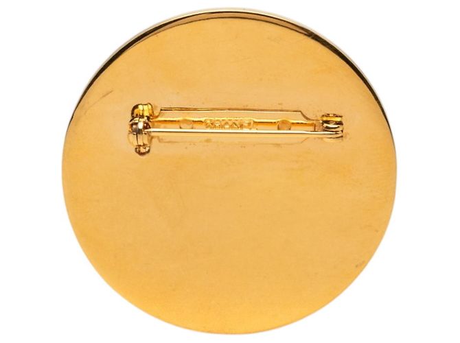 Spilla Chanel 31 Rue Cambon Coco Mark Rosso D'oro - vista 2
