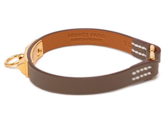 Hermès Hermes Rivale Mini Charm Armband Taupe - Ansicht 5