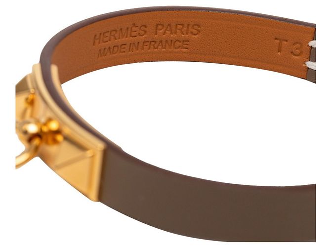 Hermès Hermes Rivale Mini Charm Armband Taupe - Ansicht 6