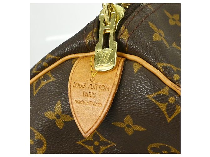 Borsa Keepall Louis Vuitton Monogram Canvas 55 Marrone - vista 4