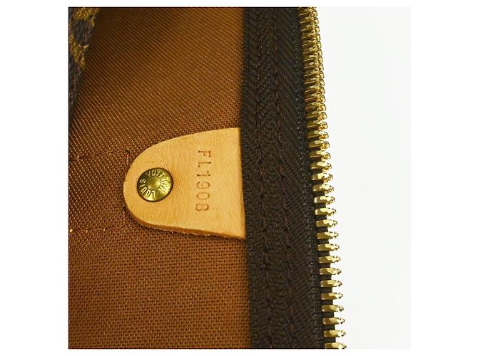 Borsa Keepall Louis Vuitton Monogram Canvas 55 Marrone - vista 5
