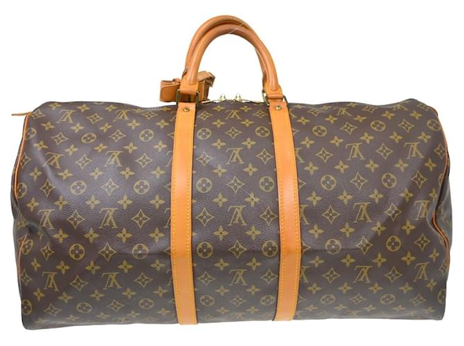 Louis Vuitton Keepall Monogram Canvas 55 Marrone - vista 2
