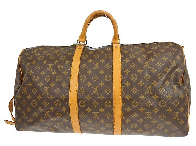 Louis Vuitton Keepall Bandouliere Monogram Canvas 55 Marron - vue 2