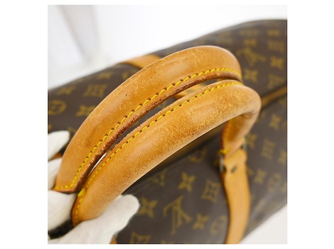 Louis Vuitton Keepall Bandouliere Monogram Canvas 55 Marron - vue 6