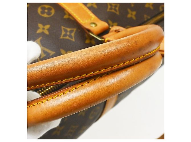 Louis Vuitton Keepall Bandouliere Monogram Canvas 60 Marrone - vista 5