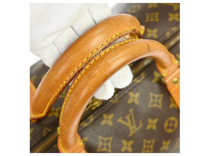 Louis Vuitton Keepall Bandouliere Monogram Canvas 60 Marrone - vista 6