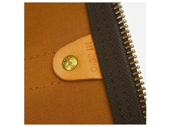 Borsa Keepall Louis Vuitton Monogram Canvas 55 Marrone - vista 4
