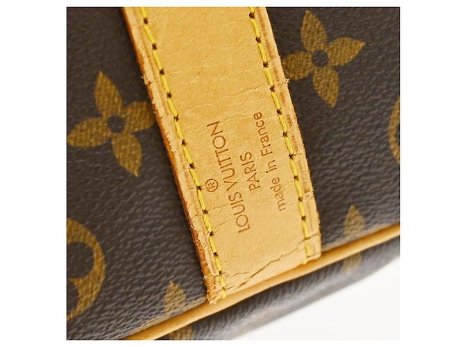 Louis Vuitton Keepall Bandouliere Monogram Canvas 50 Marrone - vista 4