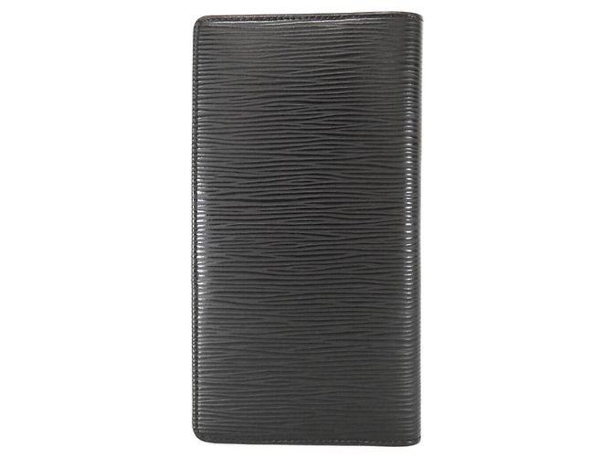 Portafoglio Louis Vuitton Epi Brazza Nero - vista 2