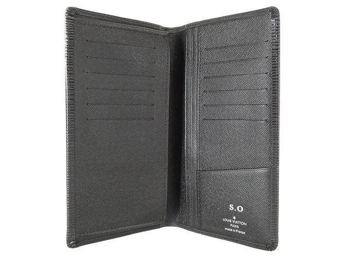 Portafoglio Louis Vuitton Epi Brazza Nero - vista 5