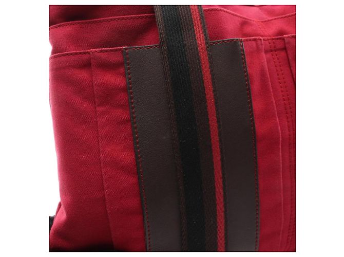 Hermès Borsa Tote Hermes Troca Horizontal MM Marrone Rosso - vista 9