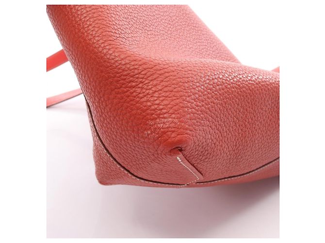 Hermès Borsa Tote Hermes Double Sens 45 Rosa Bordò - vista 14