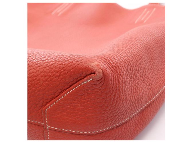 Hermès Borsa Tote Hermes Double Sens 45 Rosa Bordò - vista 16