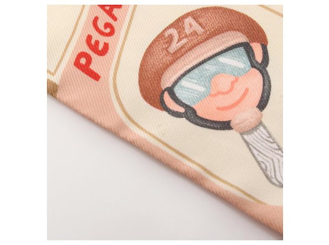 Hermès Foulard Twilly Hermes Funny Ice Cream Multicolore Crudo - vista 6