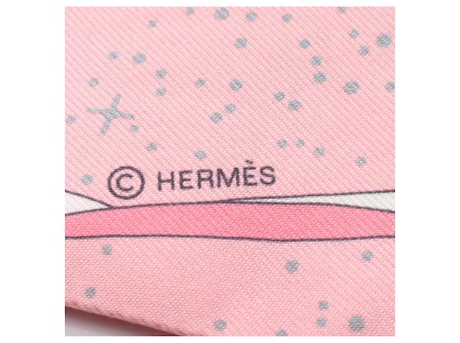 Hermès Twilly Space Derby Schal Pink Mehrfarben - Ansicht 4