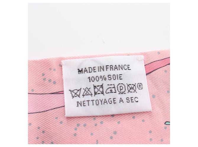 Hermès Twilly Space Derby Schal Pink Mehrfarben - Ansicht 5