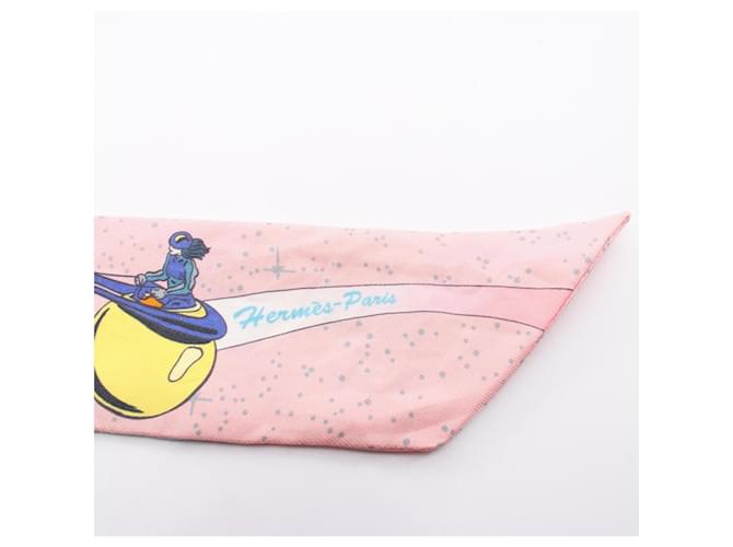 Hermès Twilly Space Derby Schal Pink Mehrfarben - Ansicht 6