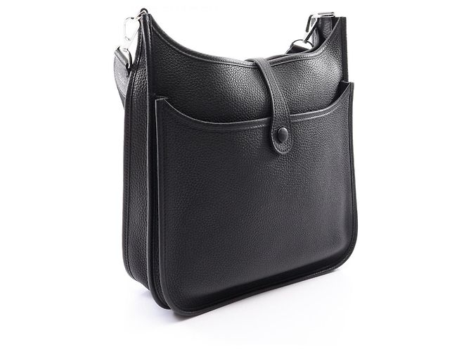 Hermès Borsa a tracolla Hermes Evelyne 3 Trois PM Nero - vista 2