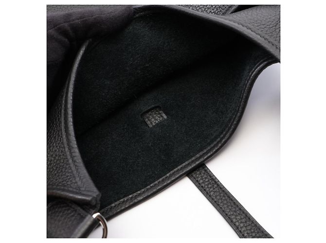 Hermès Borsa a tracolla Hermes Evelyne 3 Trois PM Nero - vista 7