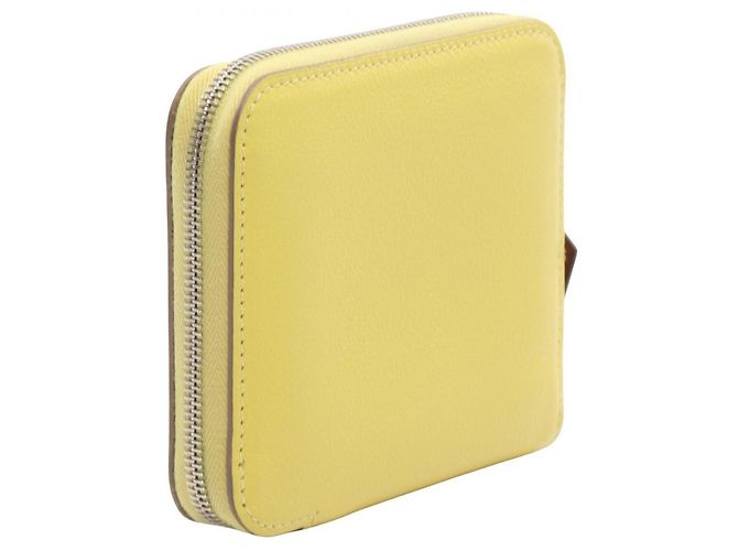 Monedero compacto Azap Hermès Dorado Amarillo - vista 2