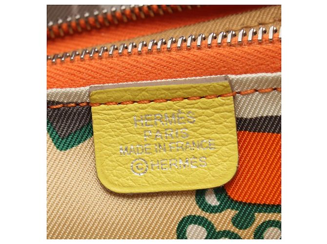 Monedero compacto Azap Hermès Dorado Amarillo - vista 4