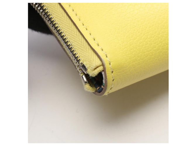 Monedero compacto Azap Hermès Dorado Amarillo - vista 7