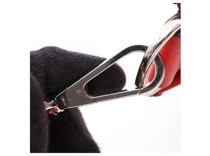Hermès Borsa Hermes Evelyne 3 Trois PM Rosso - vista 10