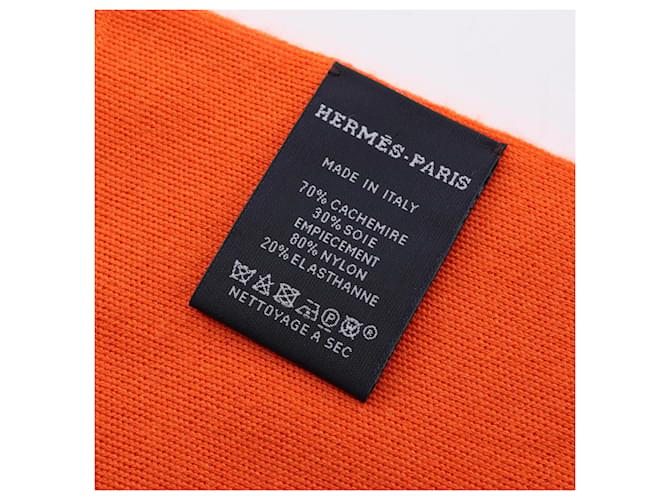 Hermès Hermes Just In Case Schal Orange - Ansicht 3