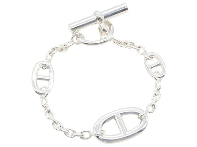 Bracciale Hermès Chaine d'Ancre Farandole Argento - vista 2