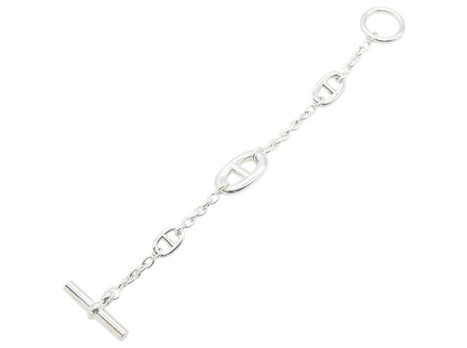 Bracciale Hermès Chaine d'Ancre Farandole Argento - vista 3