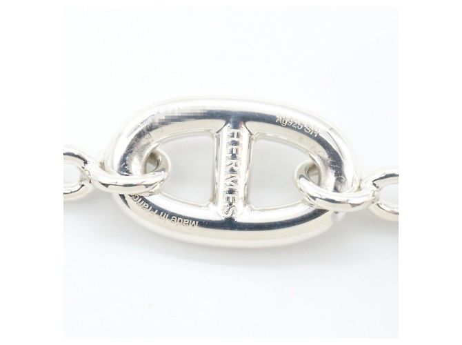 Bracciale Hermès Chaine d'Ancre Farandole Argento - vista 4
