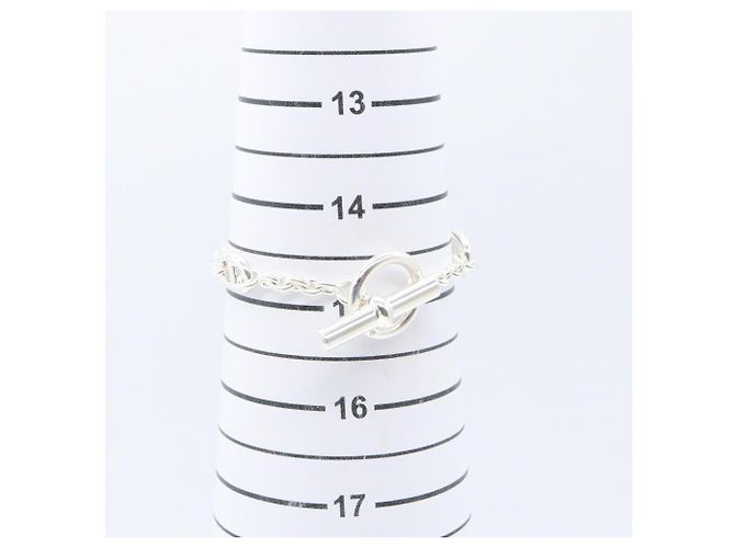 Bracciale Hermès Chaine d'Ancre Farandole Argento - vista 6