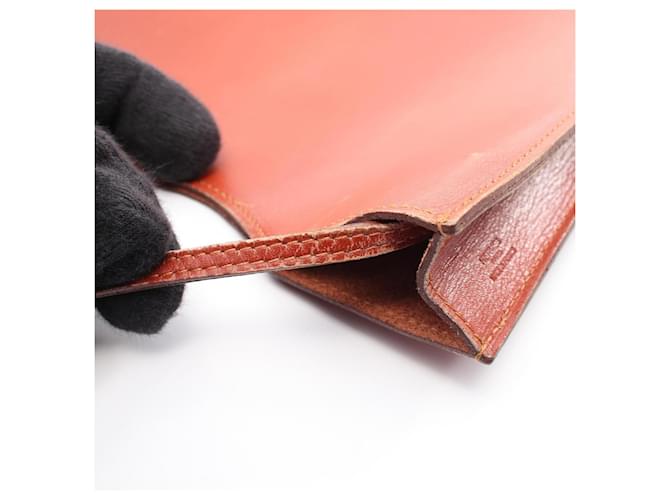 Hermès Borsa a Spalla Hermes Omenitou Brick Marrone - vista 6