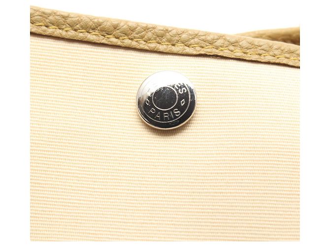 Hermès Borsa Tote Hermes Garden Party TPM Crudo Cachi - vista 11