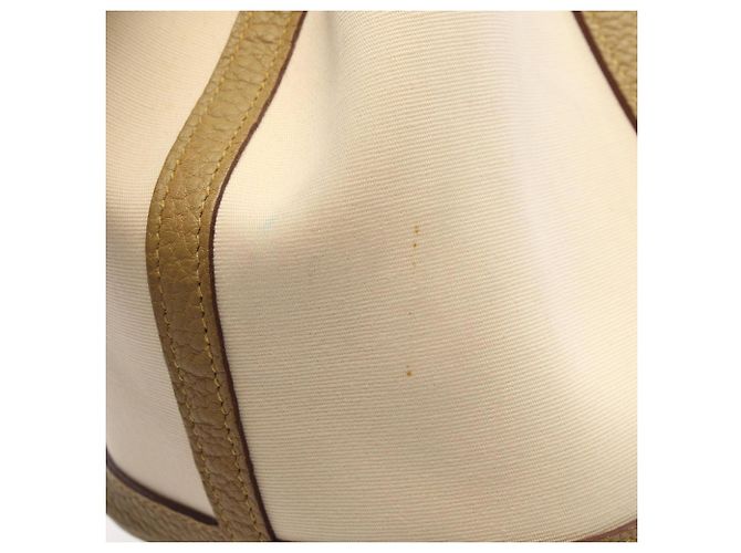 Hermès Borsa Tote Hermes Garden Party TPM Crudo Cachi - vista 7