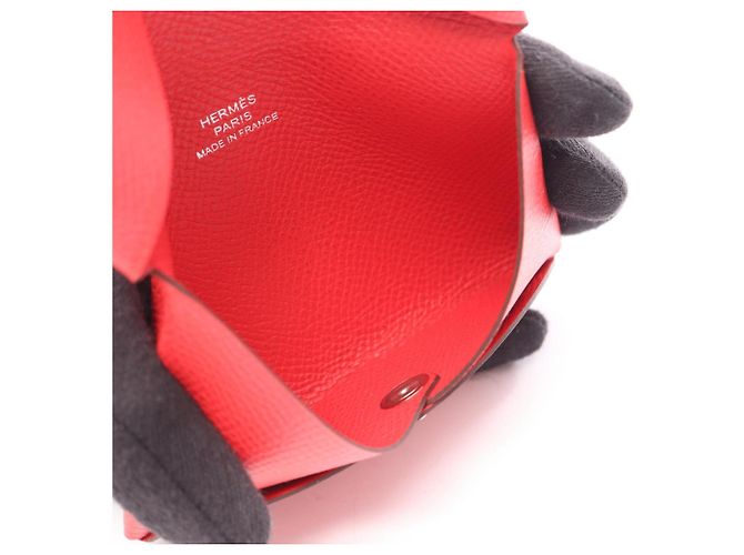 Hermès Monedero Calvi Hermes en rojo Roja - vista 4