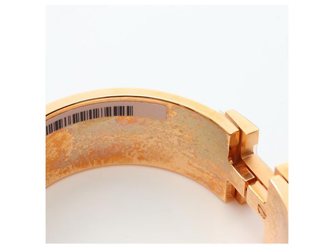 Hermès Pulsera Clic Clac GM Hermes Negro Dorado - vista 6