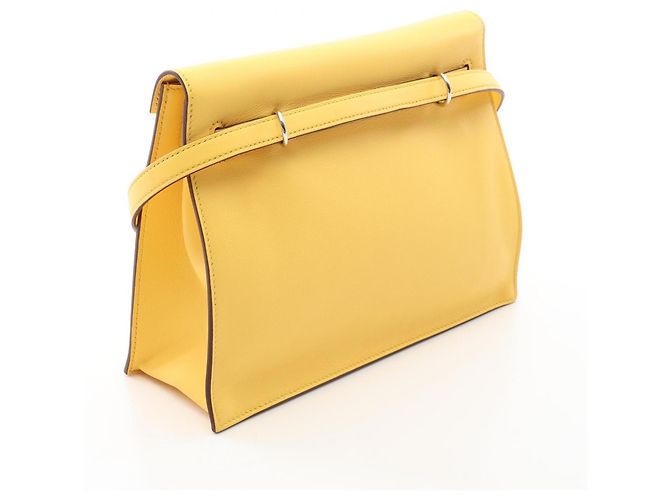 Hermès Borsa a tracolla Hermes Kelly Dance II Giallo - vista 2