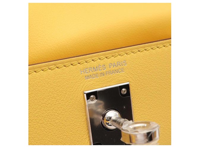Hermès Borsa a tracolla Hermes Kelly Dance II Giallo - vista 4