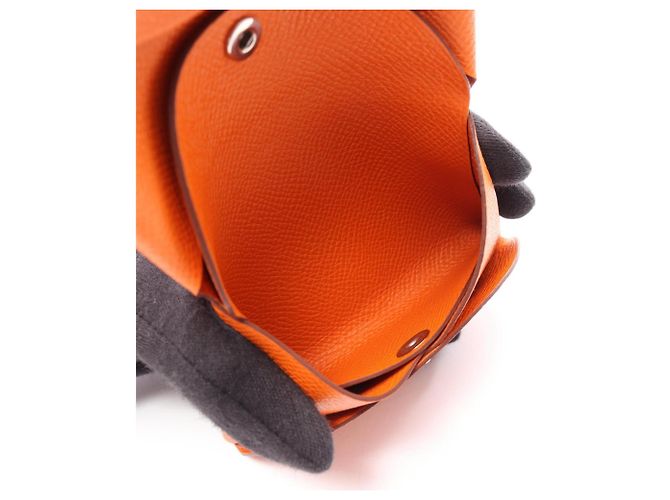 Hermès Monedero Hermes Calvi Duo Naranja - vista 4