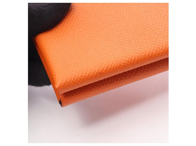 Hermès Monedero Hermes Calvi Duo Naranja - vista 8