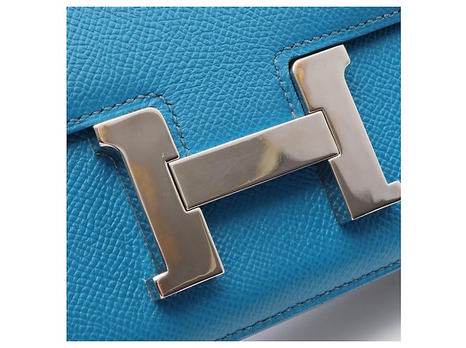 Hermès Hermes Constance 3 Elan Schultertasche Blau - Ansicht 7