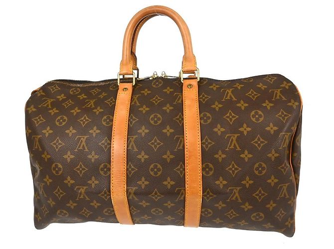 Louis Vuitton Keepall Monogram Canvas 45 Marrone - vista 2