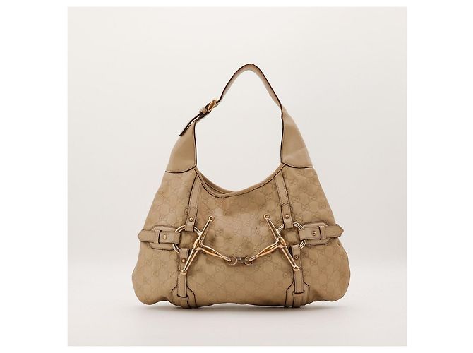 Gucci Borsa Hobo 85° Anniversario Monogramma GG Beige - vista 3