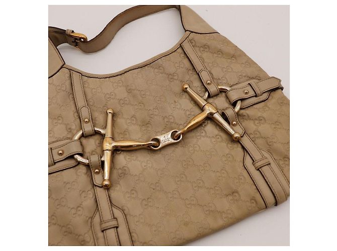 Gucci Borsa Hobo 85° Anniversario Monogramma GG Beige - vista 6