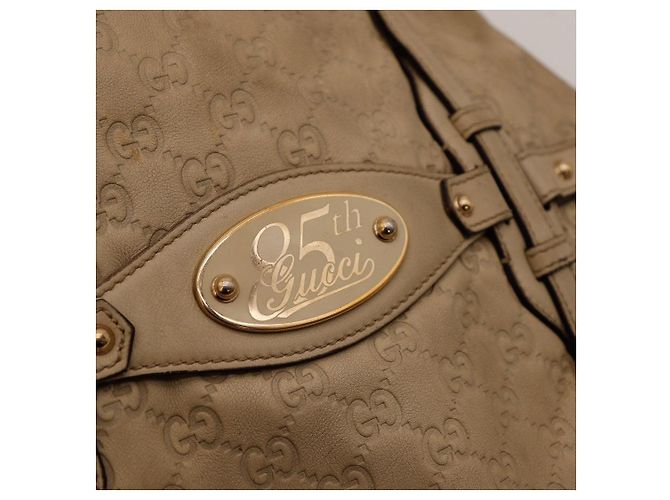 Gucci Borsa Hobo 85° Anniversario Monogramma GG Beige - vista 9