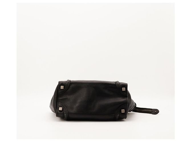 Céline Celine Borsa Tote Micro Luggage Nero - vista 5