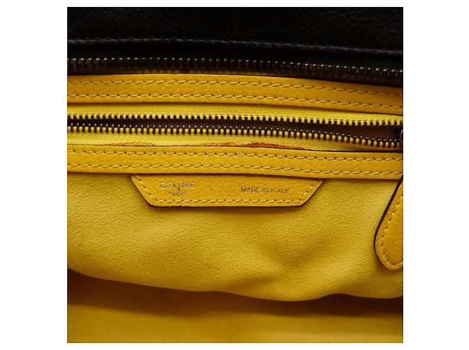 Céline Celine Borsa Tote Micro Luggage Nero - vista 7